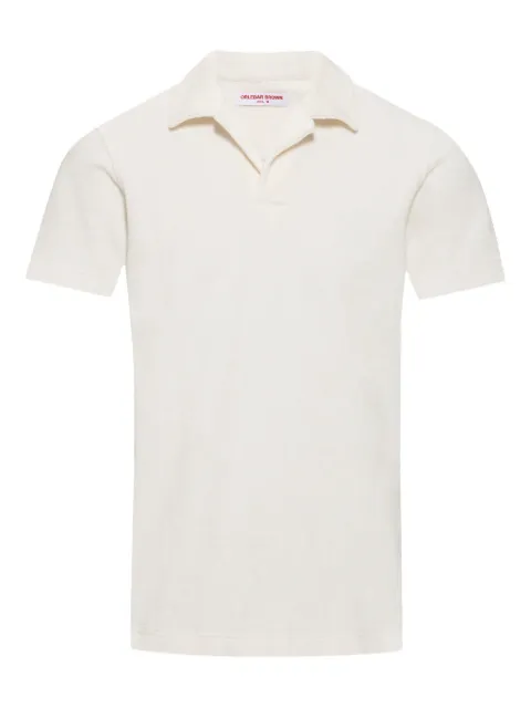 Orlebar Brown Terry Resort short-sleeved polo shirt White 281504