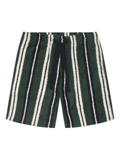 Orlebar Brown Trevone striped cotton shorts Green 281540