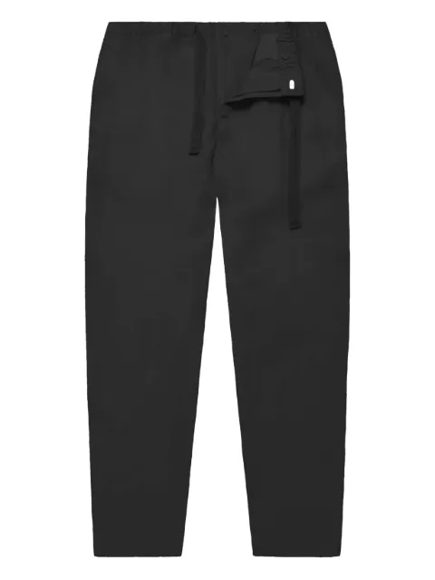 Orlebar Brown Linen Drawstring Alex Trousers Black 281561