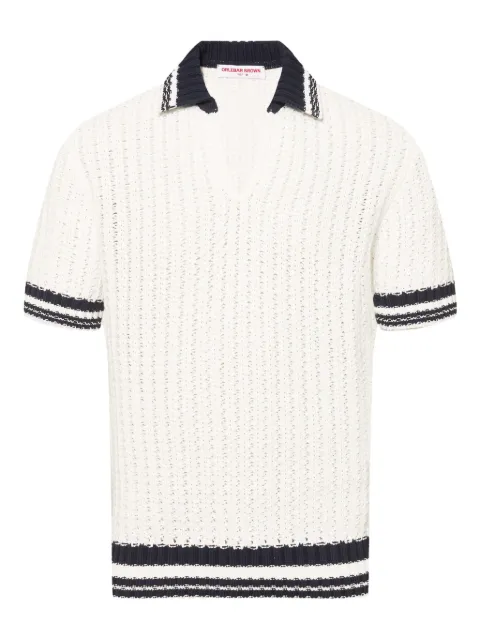 Orlebar Brown Swift crochet-knit top White 281559