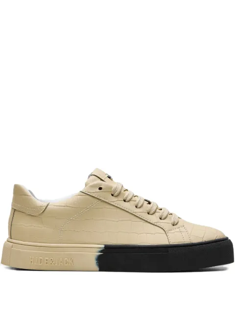 Hide&Jack logo-motif sneakers Neutrals EIBKLBGEBBHALFSOLE