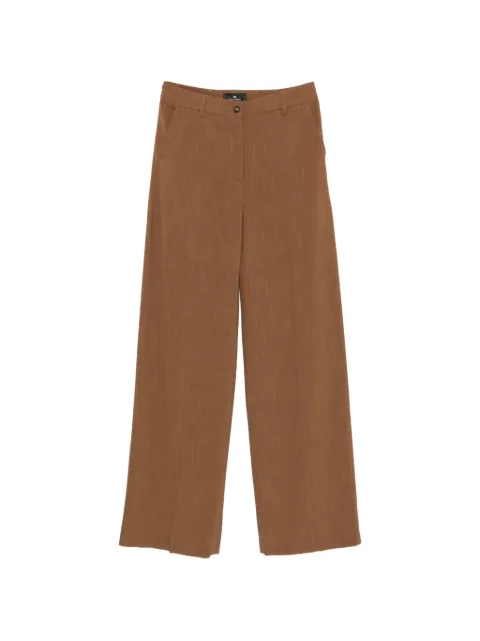 ETRO front-seam trousers Brown WREA006599TU4G4M0280