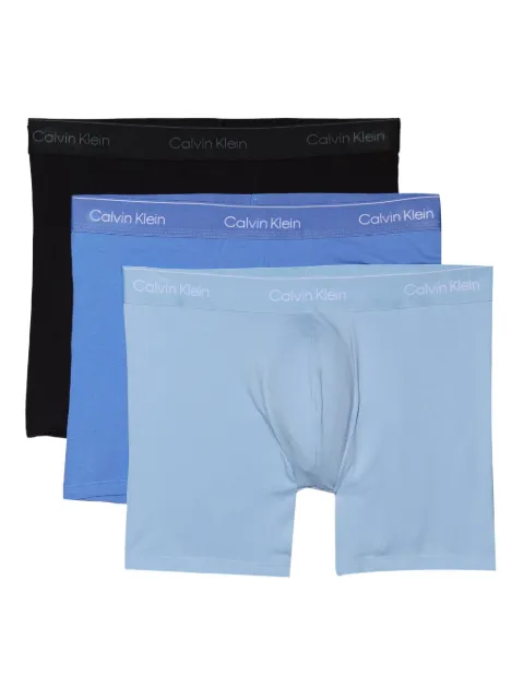 Calvin Klein Underwear logo waistband boxers (pack of three) Black LV00NB4394W8O