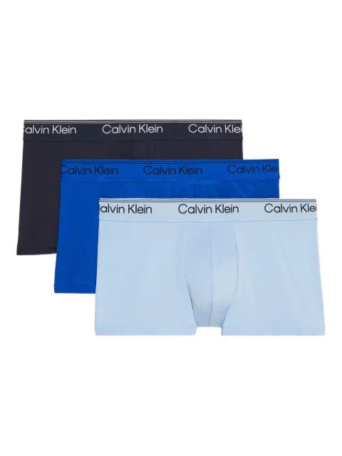 Calvin Klein Underwear logo-waistband boxers (pack of three) Blue LV00NB44090AE