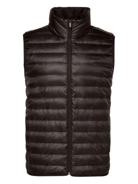 Calvin Klein zip quilted gilet Black LV04LC509GUB1