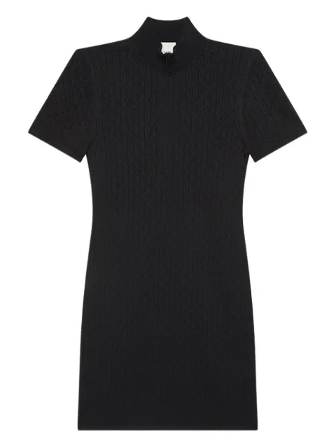 Calvin Klein Jeans zip-neck dress Black LV044D309GUB1