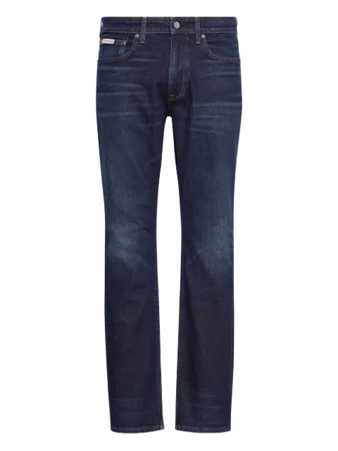 Calvin Klein logo-patch jeans Blue LV04RD740GZY9