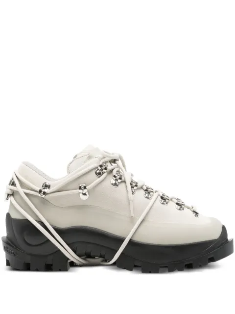 HELIOT EMIL lace-up panelled hiking boots Neutrals 17040ST18C0