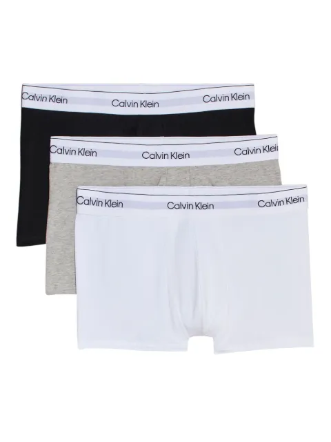 Calvin Klein Underwear Icon logo-waistband boxers (pack of three) Black LV00NB4392MP1