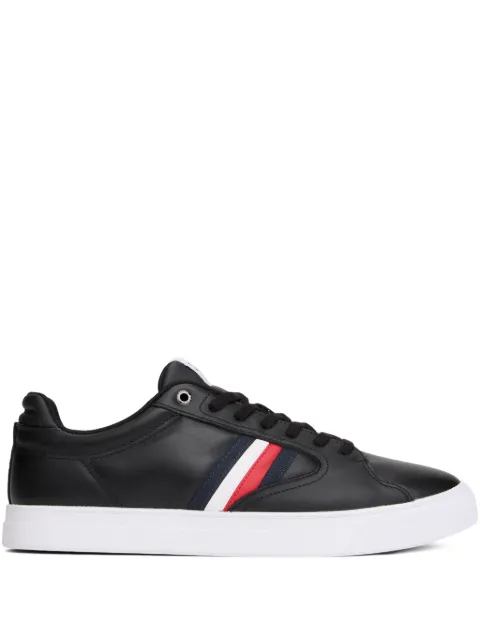 Tommy Hilfiger striped-detail sneakers Black FM0FM05628BDS