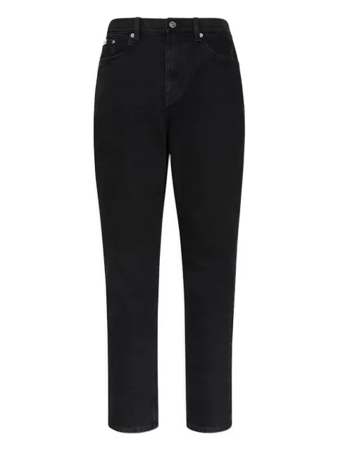 Calvin Klein logo-patch jeans Black LV047D843GTWM