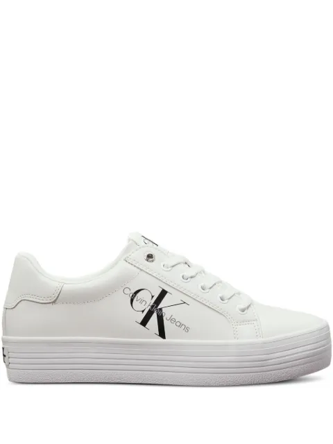 Calvin Klein logo-print sneakers White YW0YW00847YAF