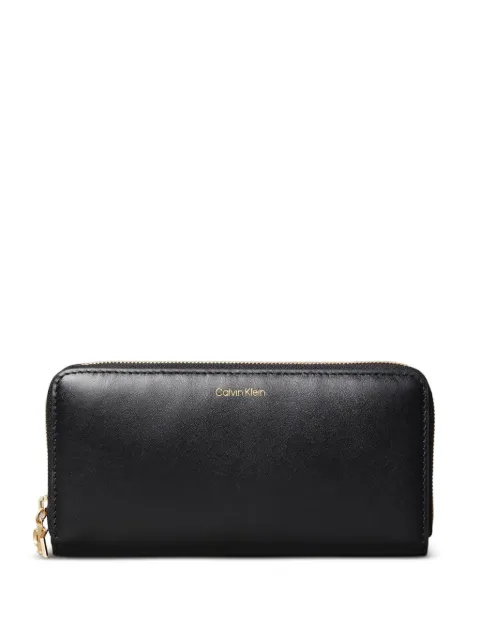 Calvin Klein logo-detail leather wallet Black LV04F1093GUB1