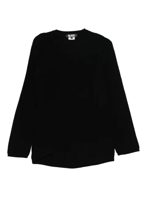 Black Comme Des Garçons crew-neck sweater Black 1PN00305215