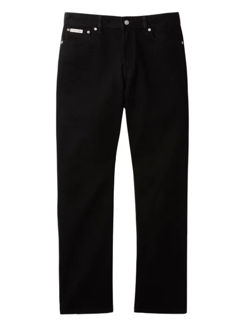 Calvin Klein logo-detail jeans Black LV047D900GTWM