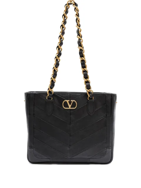 Valentino Garavani small La Seine leather tote bag Black WB0T13PSN
