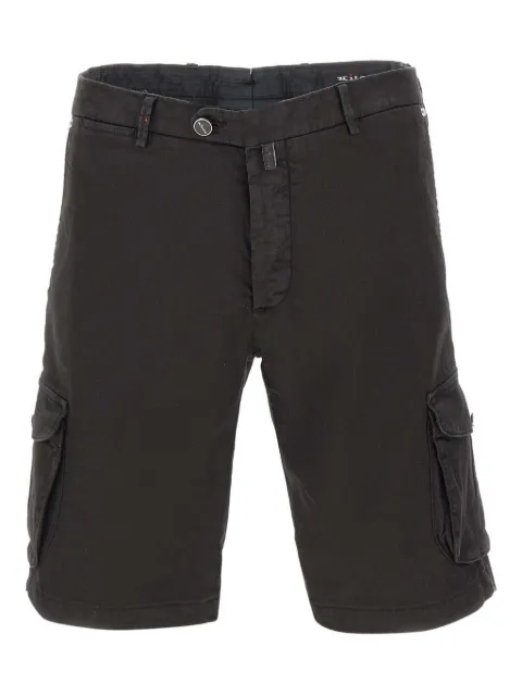 Kiton cargo-pocket button shorts Black UFPPBK0603F18003