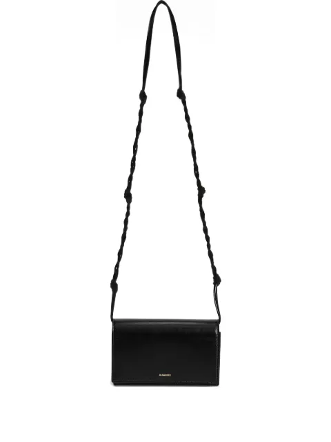 Jil Sander tangle wallet with strap Black J10VL0023P4841