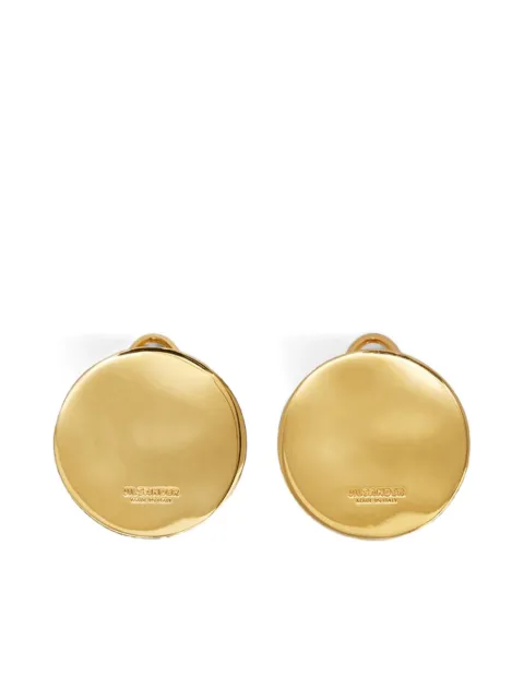 Jil Sander logo earrings Gold J11VG0333P4877