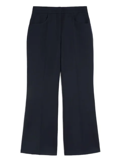Jil Sander wool gabardine tailored trousers Blue J01KA0179J40002