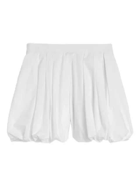 Jil Sander cotton poplin balloon shorts White J02KA0372J45001