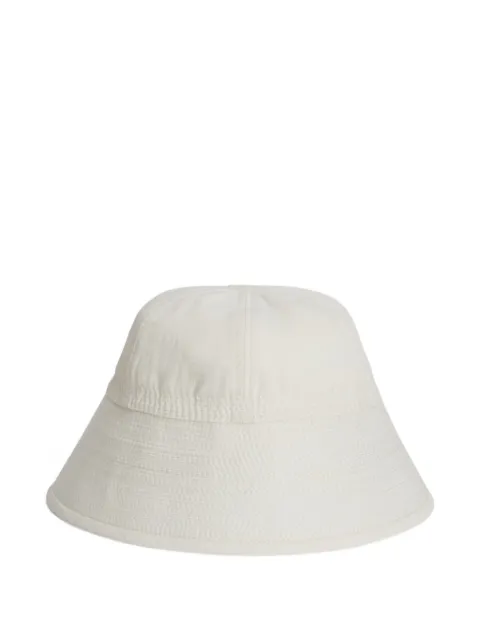 Jil Sander linen bucket hat White J02TC0111J60001