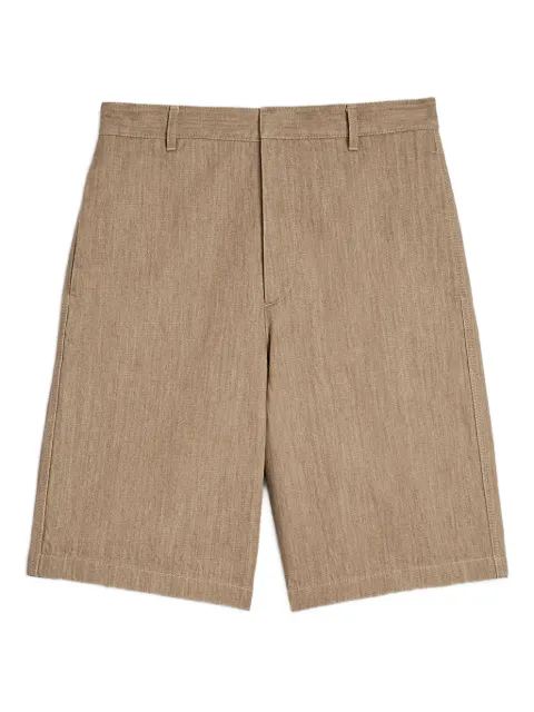 Jil Sander lightweight denim bermudas Brown J22KA0348J45324