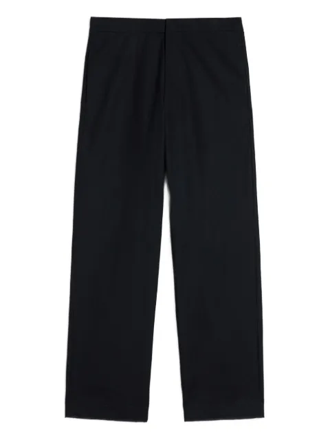 Jil Sander back welt pockets cotton trousers Black J47KA0289J45296