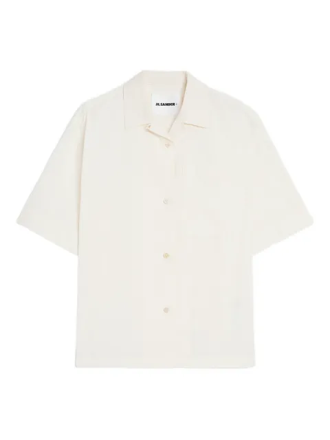 Jil Sander cotton poplin shirt Neutrals J40DL0189J45292