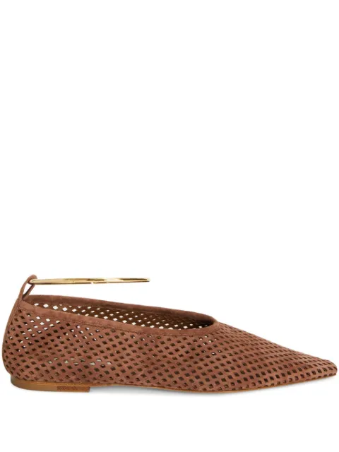 Jil Sander ring ballerinas Brown J15WZ0038P7587