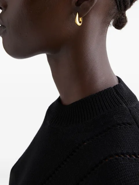 Jil Sander hoop earrings Gold J11VG0345P4877