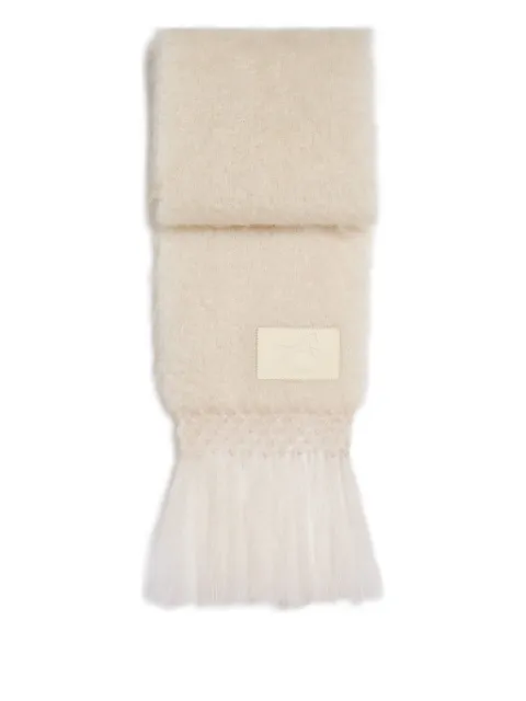 Jil Sander wool blend scarf Neutrals J53TE0005J40041
