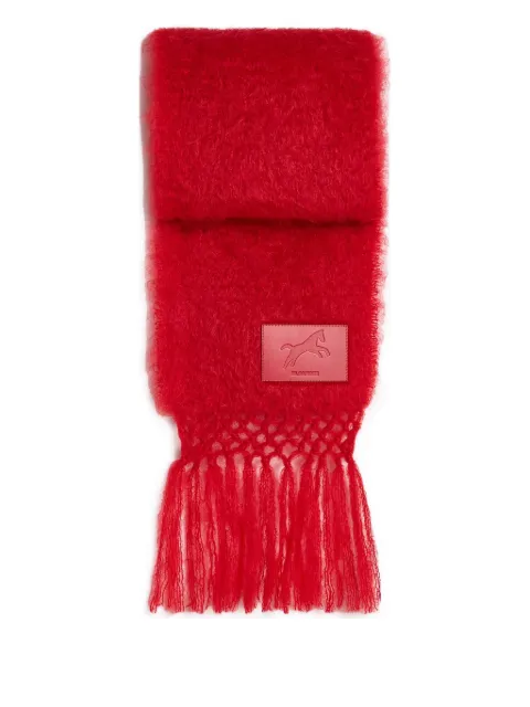 Jil Sander wool blend scarf Red J54TE0006J40041
