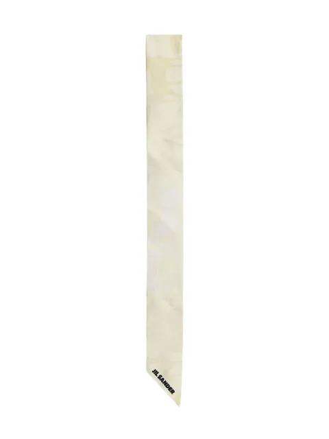 Jil Sander printed silk foulard White J53TF0005J40084