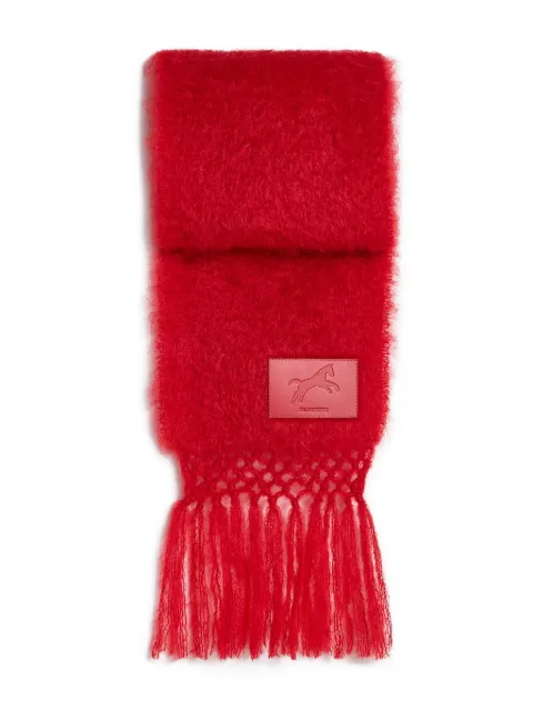 Jil Sander wool blend scarf Red J53TE0005J40041