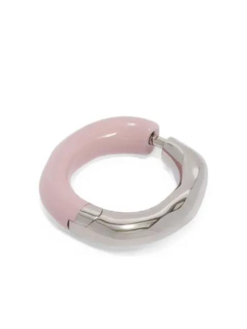 Jil Sander Cannolo hoop brooche Silver J11UQ0095P8938