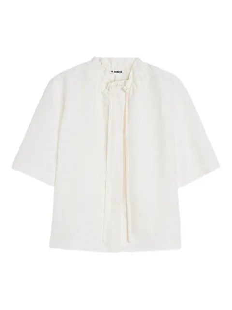 Jil Sander linen blend shirt White J40DL0179J65348