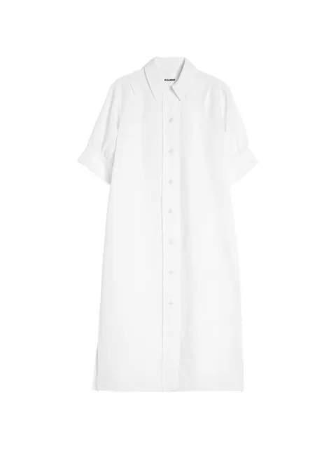 Jil Sander short-sleeve shirt dress White J02CT0589J60001
