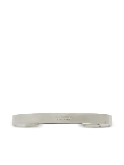 Jil Sander logo-engraved bracelet Silver J30UY0052P6959