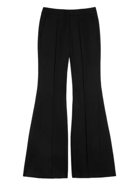 Jil Sander wool flared trousers Black J01KA0201J40021