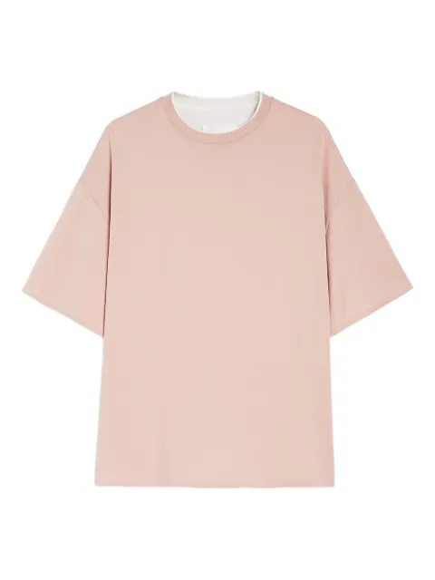 Jil Sander cotton reversible T-shirt Pink J22GC0223J20325