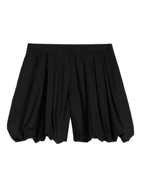 Jil Sander cotton poplin balloon shorts Black J02KA0372J45001