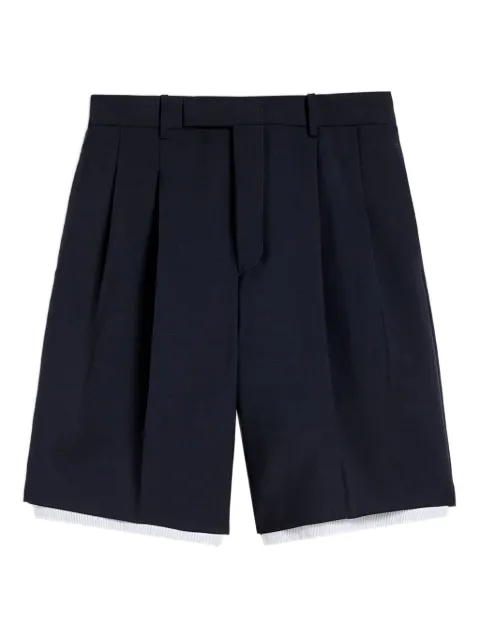 Jil Sander wool canvas bermudas Blue J22KA0329J41444