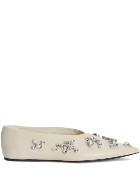 Jil Sander leather ballerinas Neutrals J15WZ0036P7588