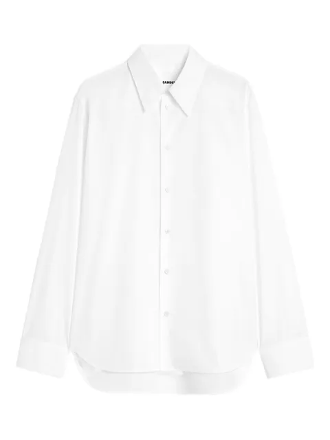Jil Sander cotton poplin shirt White J22DL0369J45335