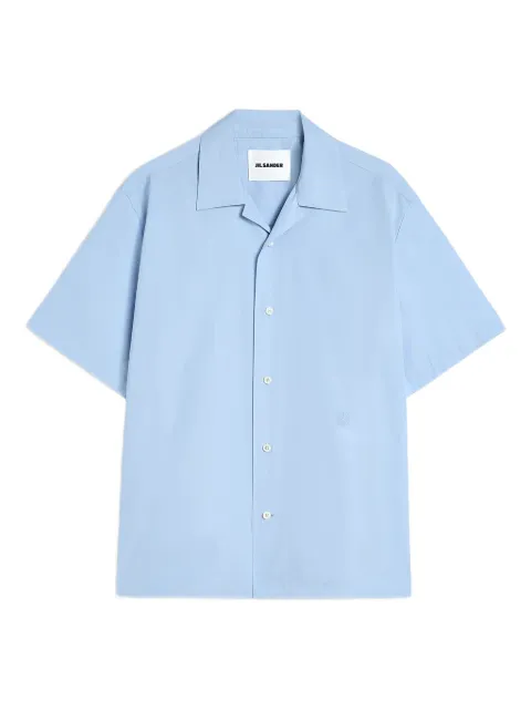 Jil Sander cotton poplin shirt Blue J22DL0363J45001