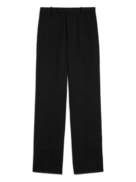 Jil Sander wool gabardine trousers Black J22KA0335J40002