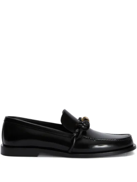 Jil Sander Tangle knotted loafers Black J15WR0029P7593