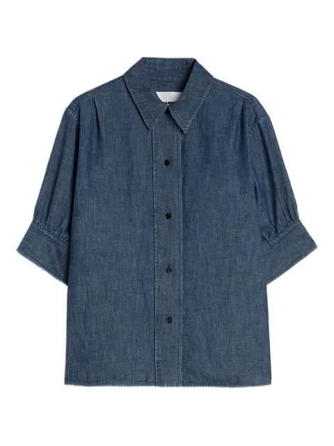 Jil Sander cotton Chambray shirt Blue J02DL0291J45323406