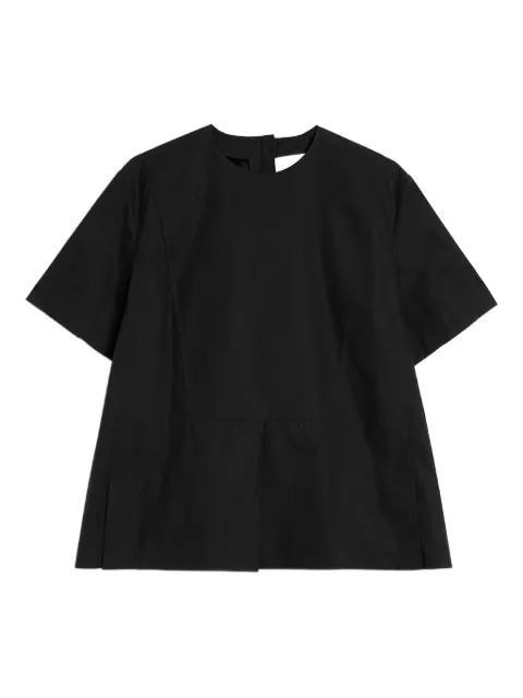 Jil Sander lightweight cotton crew-neck top Black J02NC0286J45319
